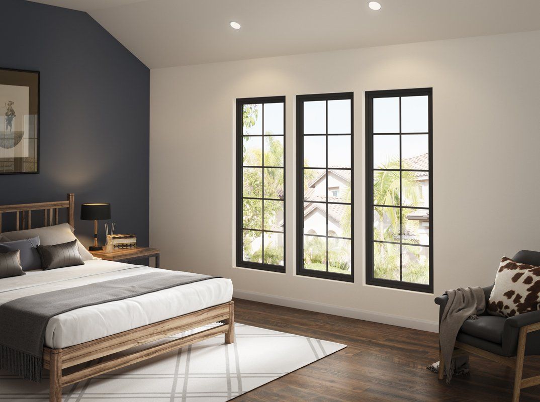 Modern House Bedroom Windows — Monterey, CA — Fairway Glass Company