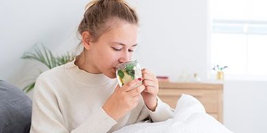Woman Drinking Tea — Elko, MN — Treasured Birth LLC