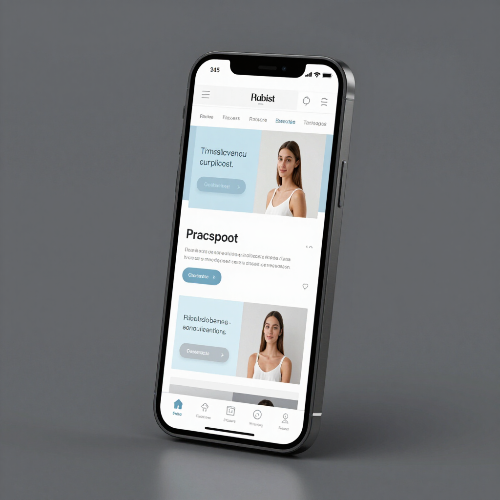 A mobile phone showing a secure business email inbox, demonstrating the results of proper DNS and email security setup.