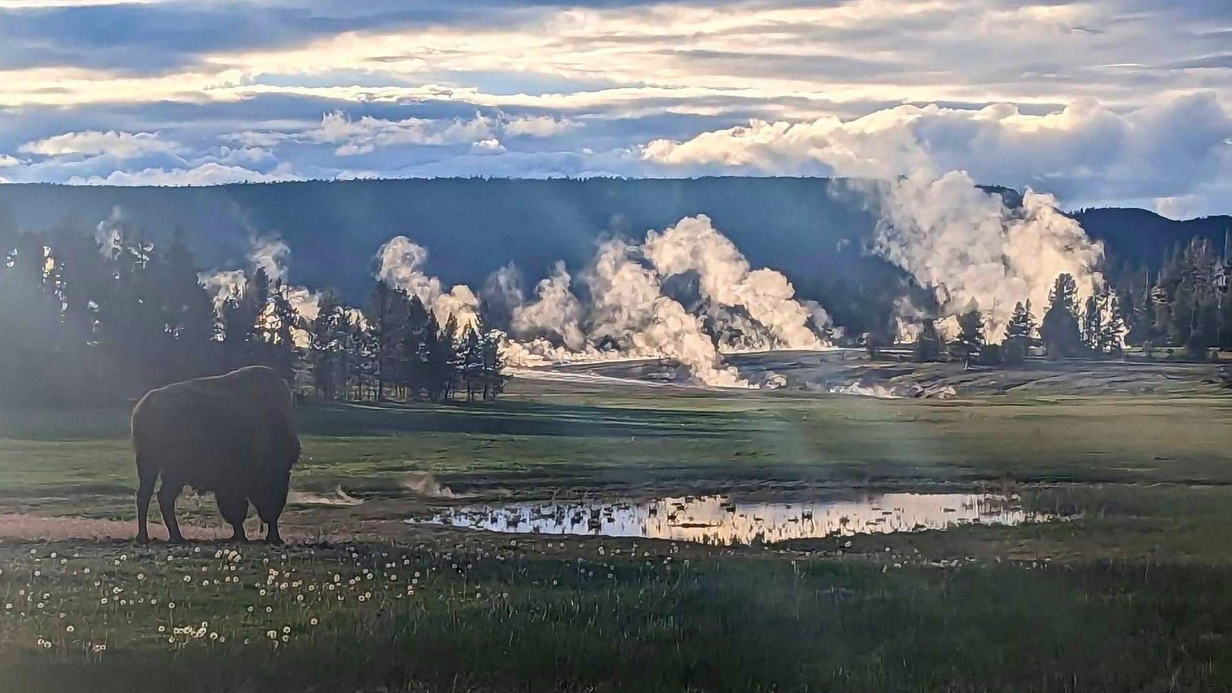 Scenic Bozeman mountain view from a vacation rental. Yellowstone National Park. Explore Montana, 