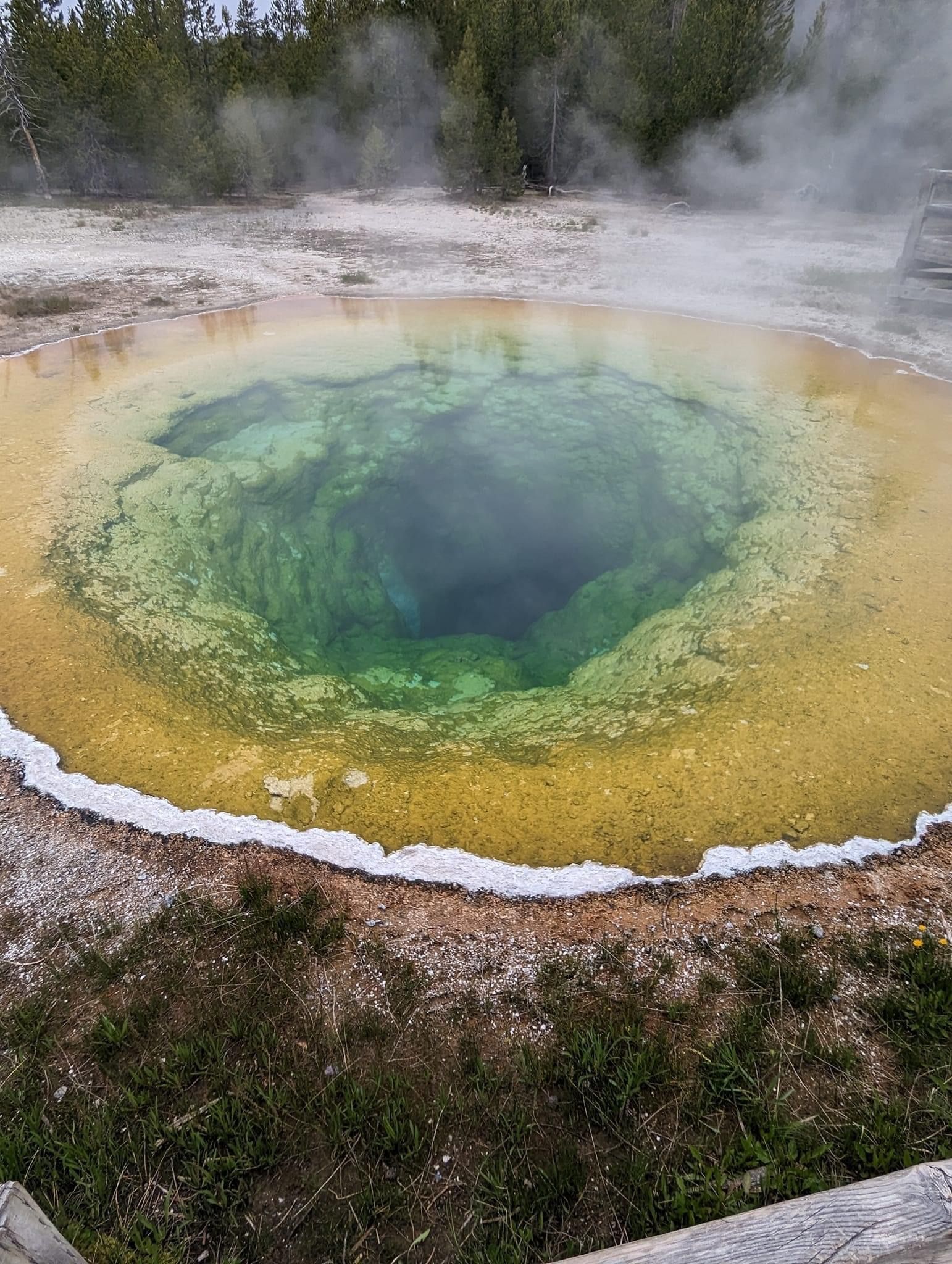 Yellowstone National Park Geysers and pools. 