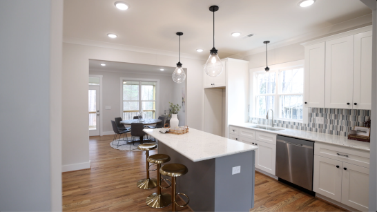 Multi-purpose utility room with work space