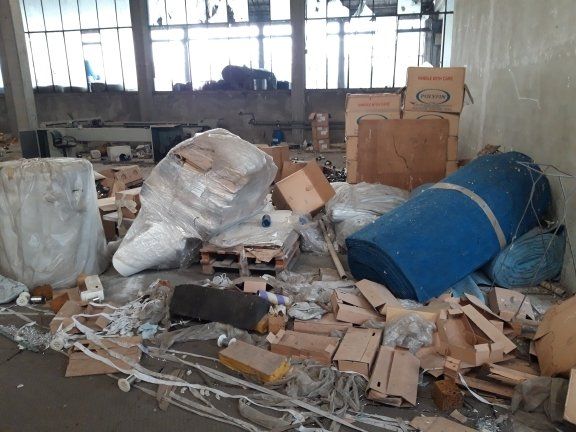 sgombero materiale di scarto