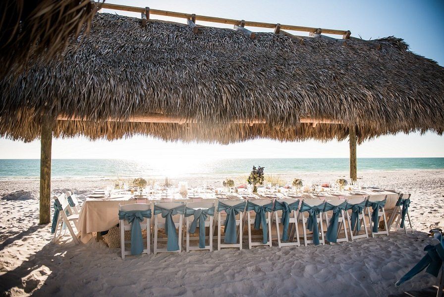 Tiki Hut on the beach