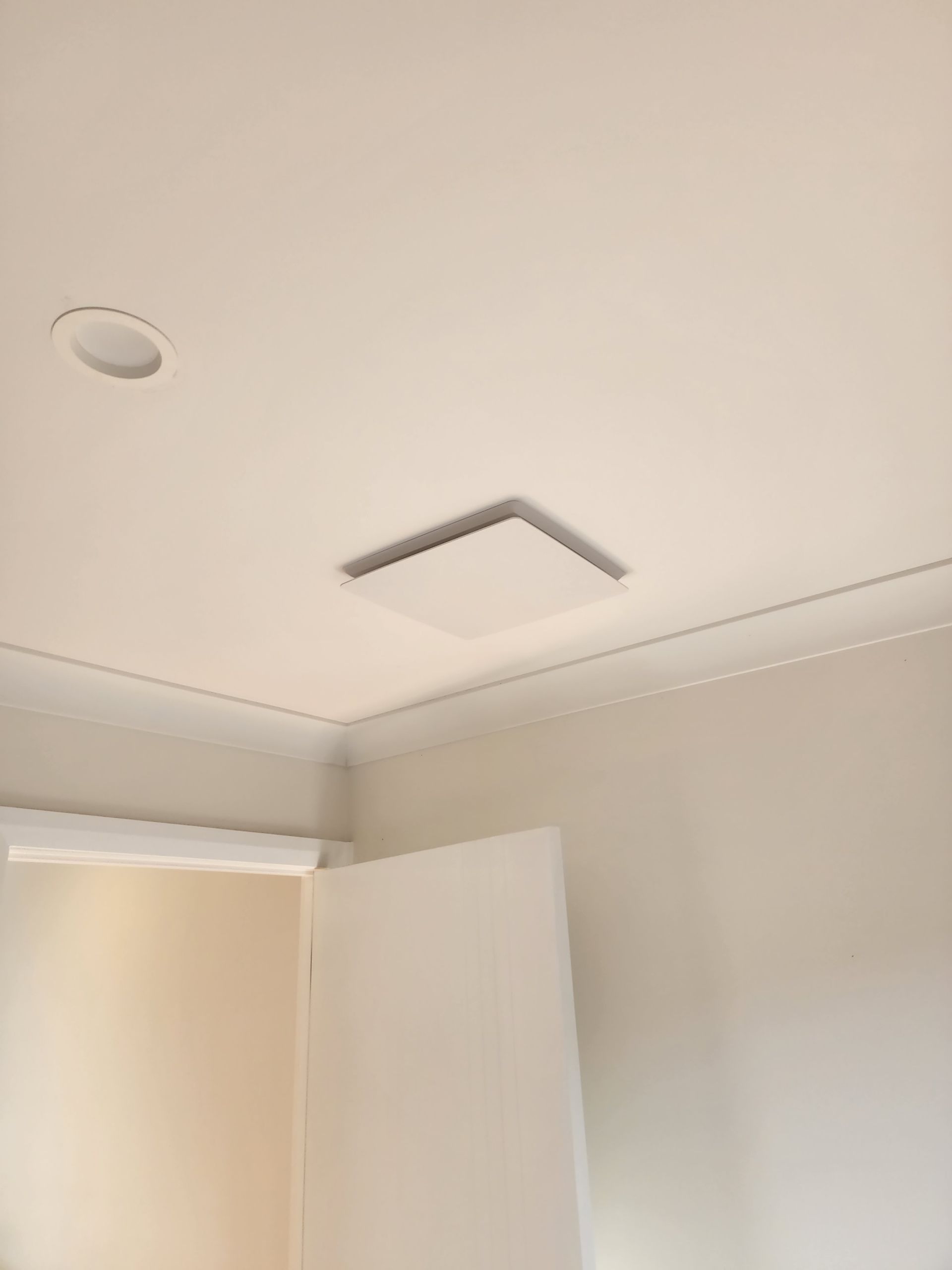 Bathroom ventilation installed by Lakeside Air & Electrical.