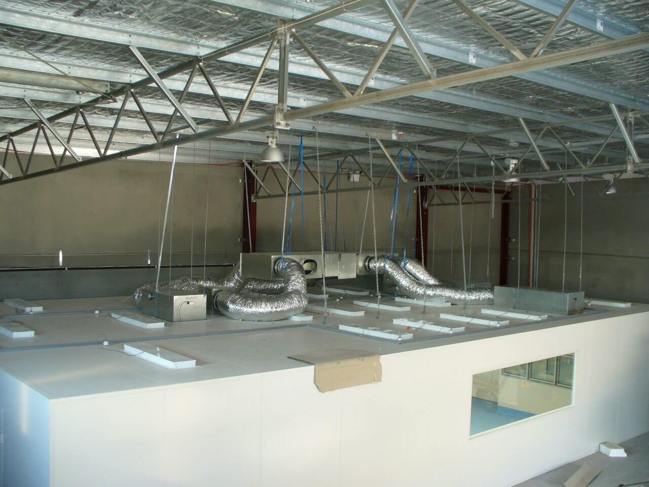 air con install suspended