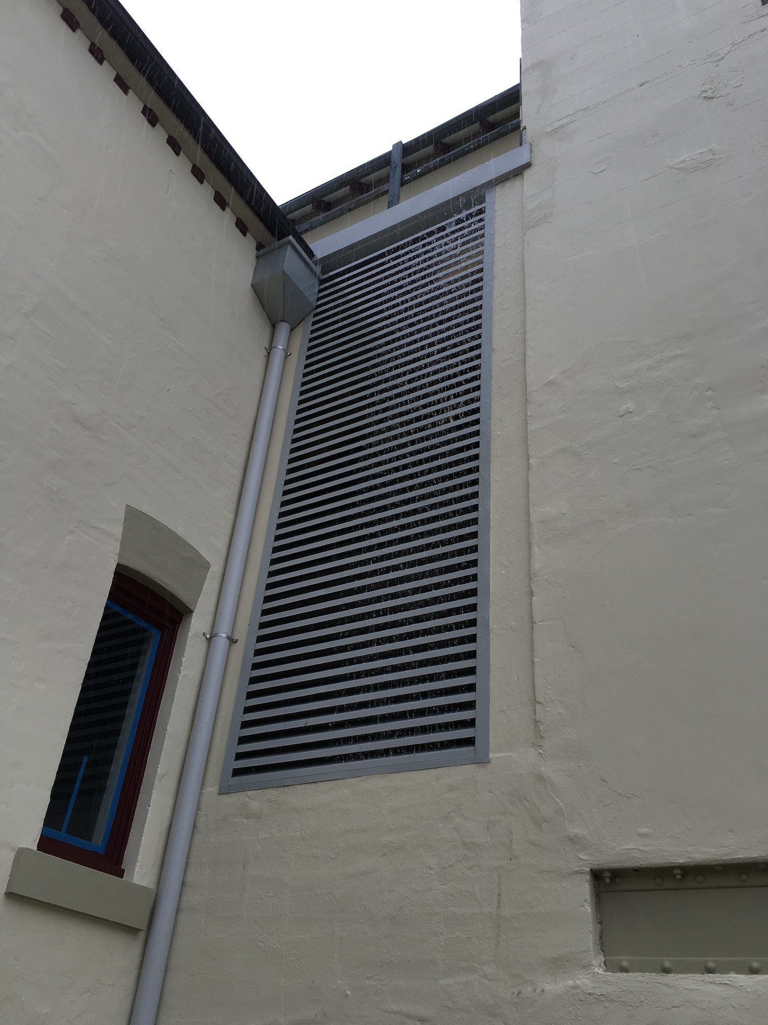 air con vents on building side