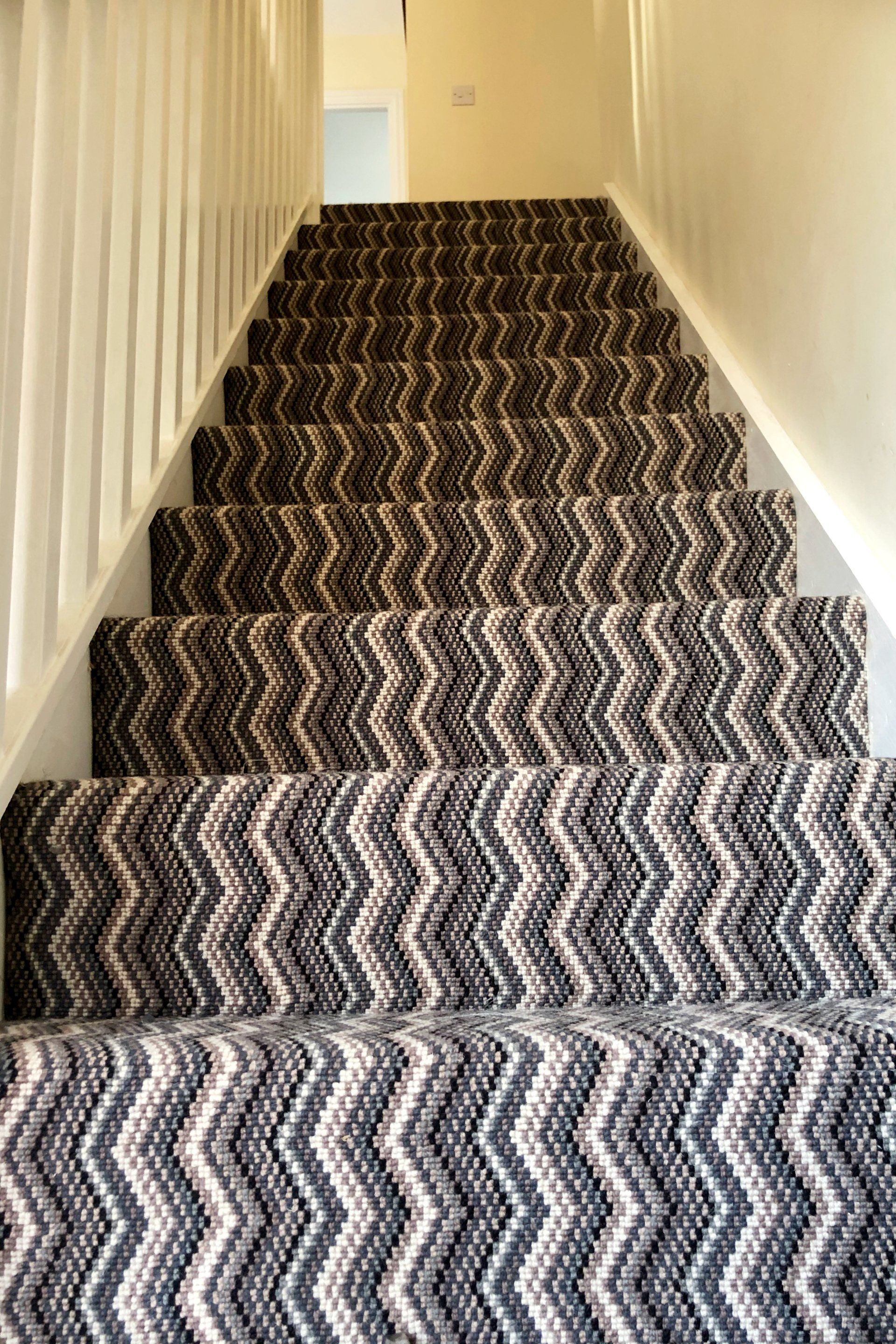 Hugh Mackay Deco collection ZigZag on stairs