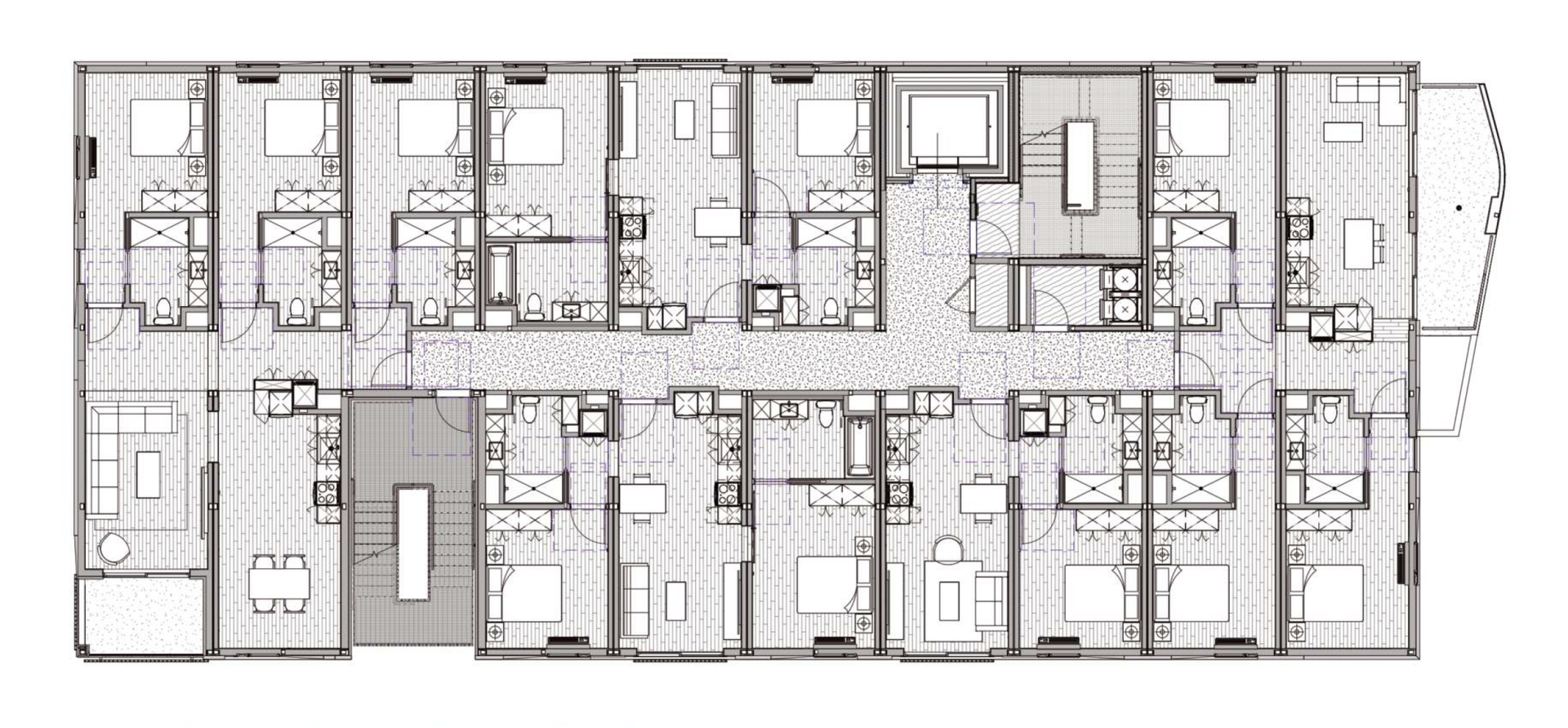 West BLVD Level 3 floor plan layout