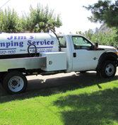 White Septic Tank Truck — Chelan, WA — Jim’s Pumping Services, Inc.