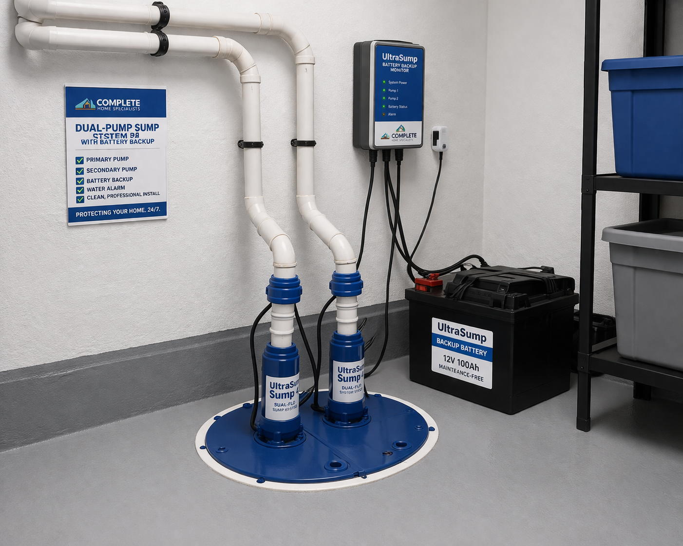 A central metal HVAC distribution box with multiple silver insulated flexible ducts in an unfinished attic space.