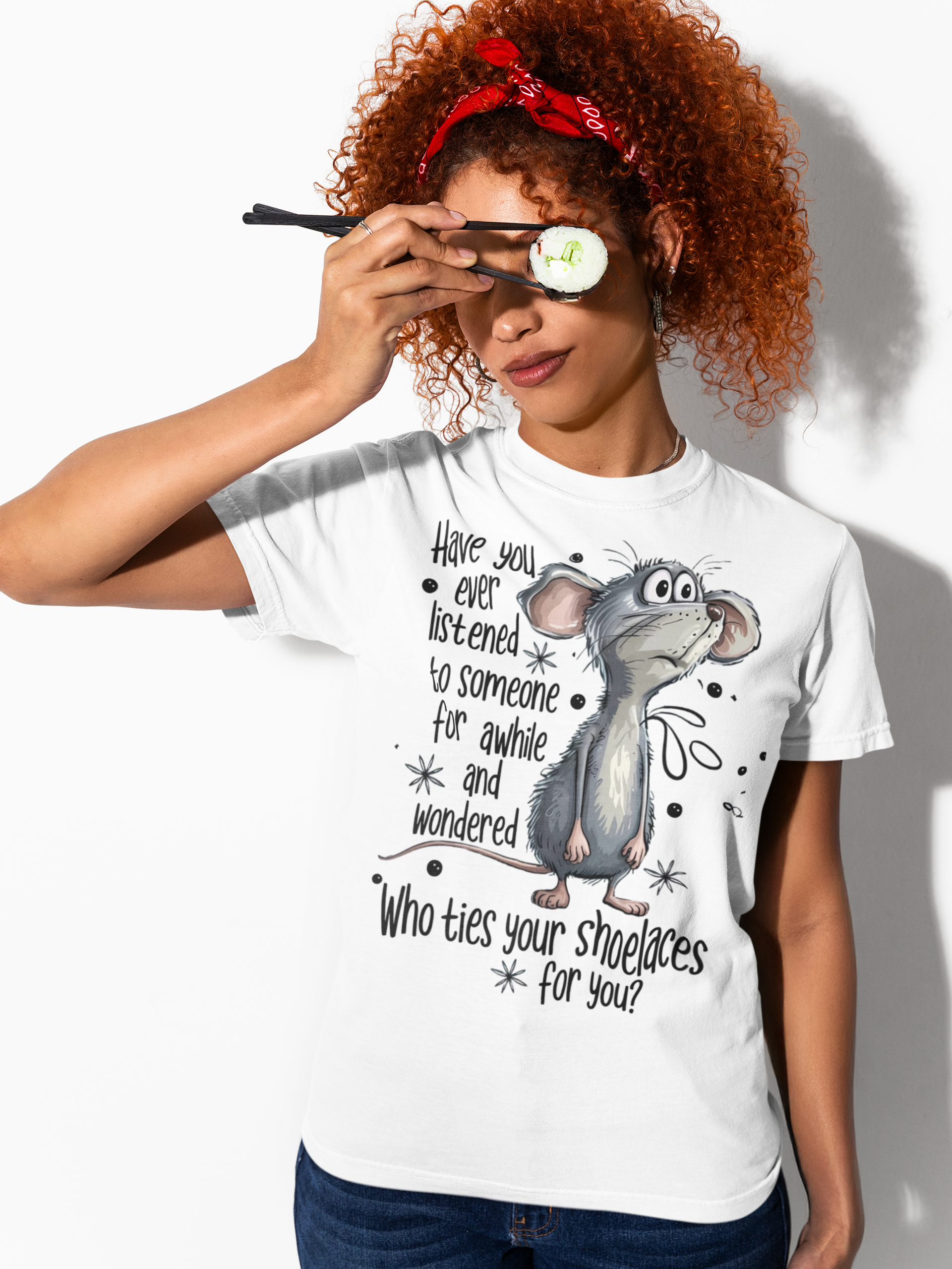 Who Ties Your Shoes Graphic T-Shirts