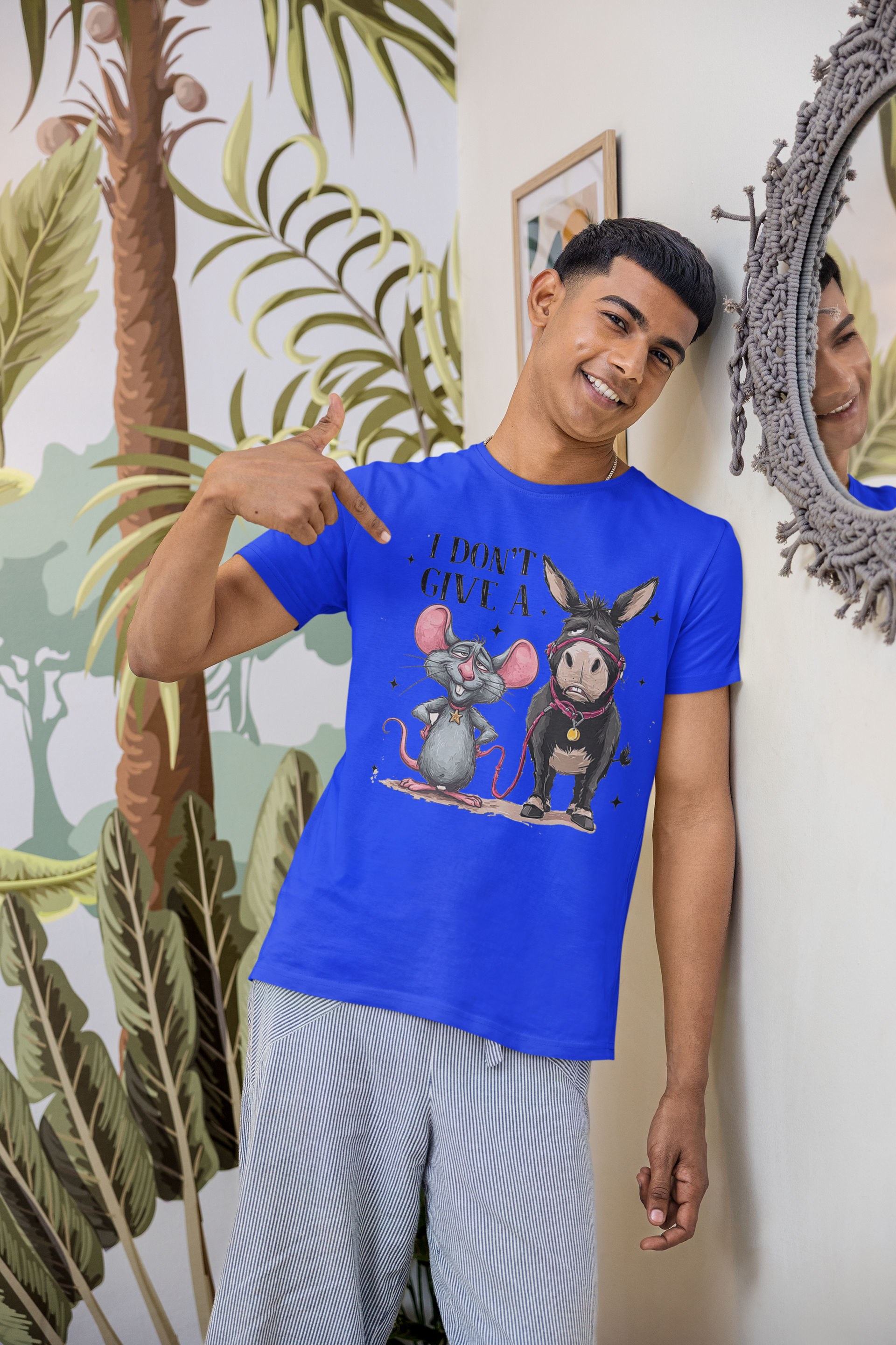 I Don't Give A Rat's @$$ Graphic -Shirt