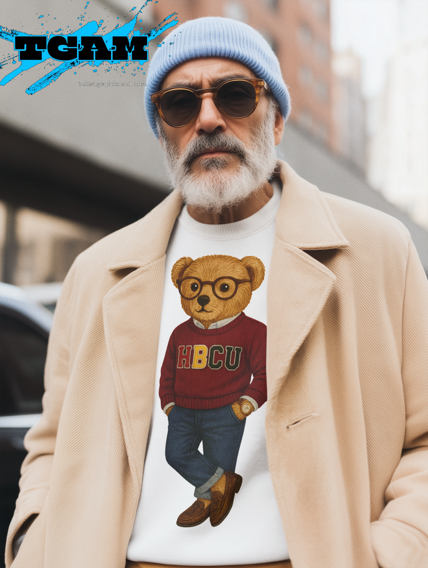 Cultured Bear Graphic T-Shirt