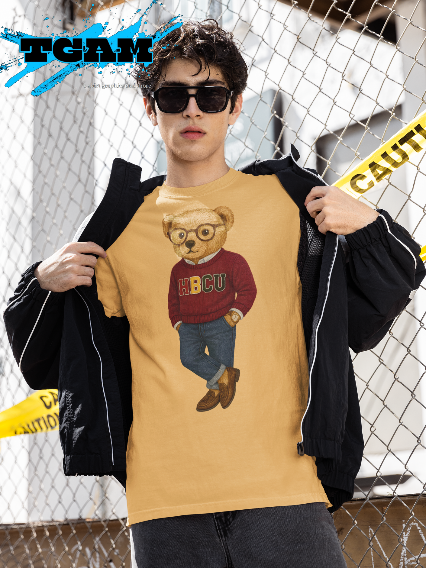 Cultured Bear Graphic T-Shirt