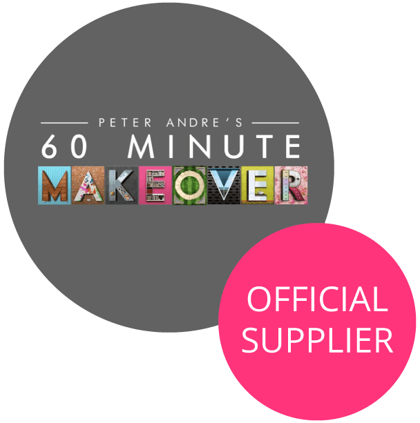 60 minutes makeover official supplier logo