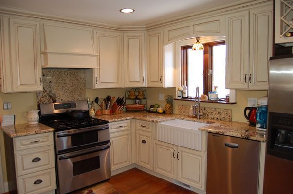 After installing kitchen cabinets