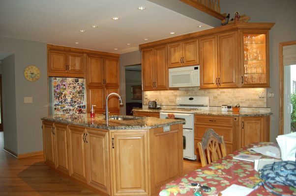 Wooden cabinets