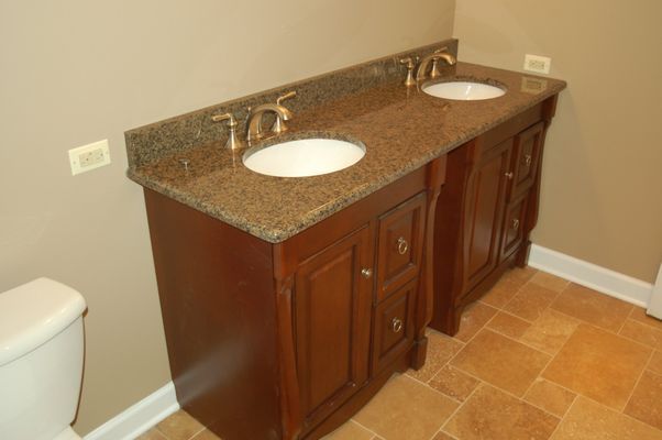 Cabinets under the sink