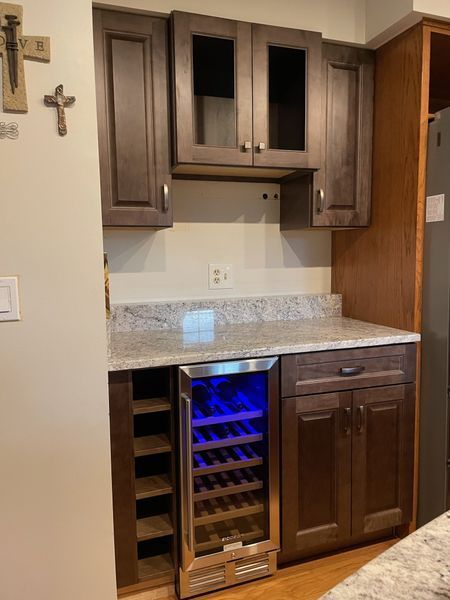 Kitchen wooden cabinets