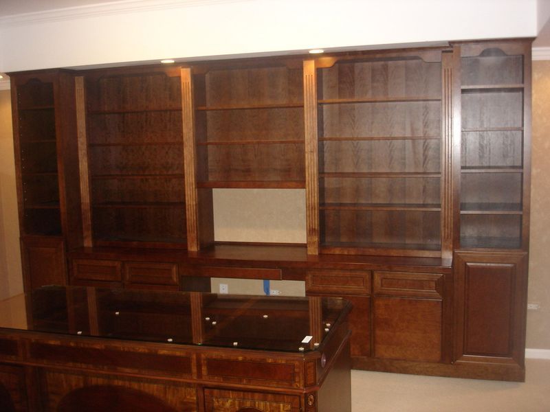 Large wooden bookcase