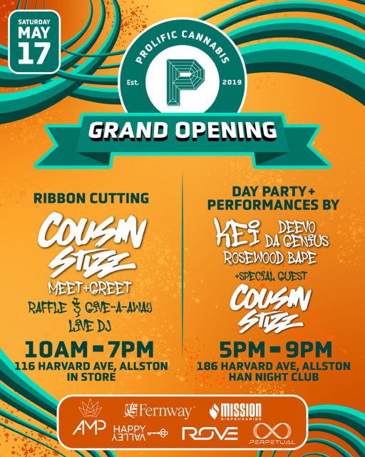 Prolific Cannabis Dispensary Allston Grand Opening