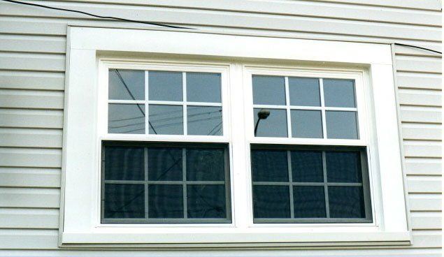 Horizontal sliding windows with white trim Buffalo, NY