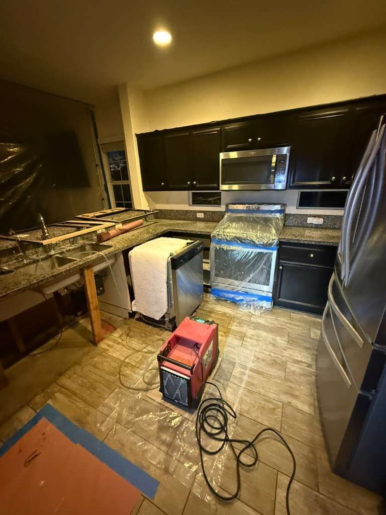 Mold Mitigation, Mold Remediation, Mold Removal, Mold Cleanup, Kitchen Mold Remediation, Moisture Damage Cleanup, Selective Demolition, Cabinet Demolition, Damaged Material Removal, Residential Mold Remediation