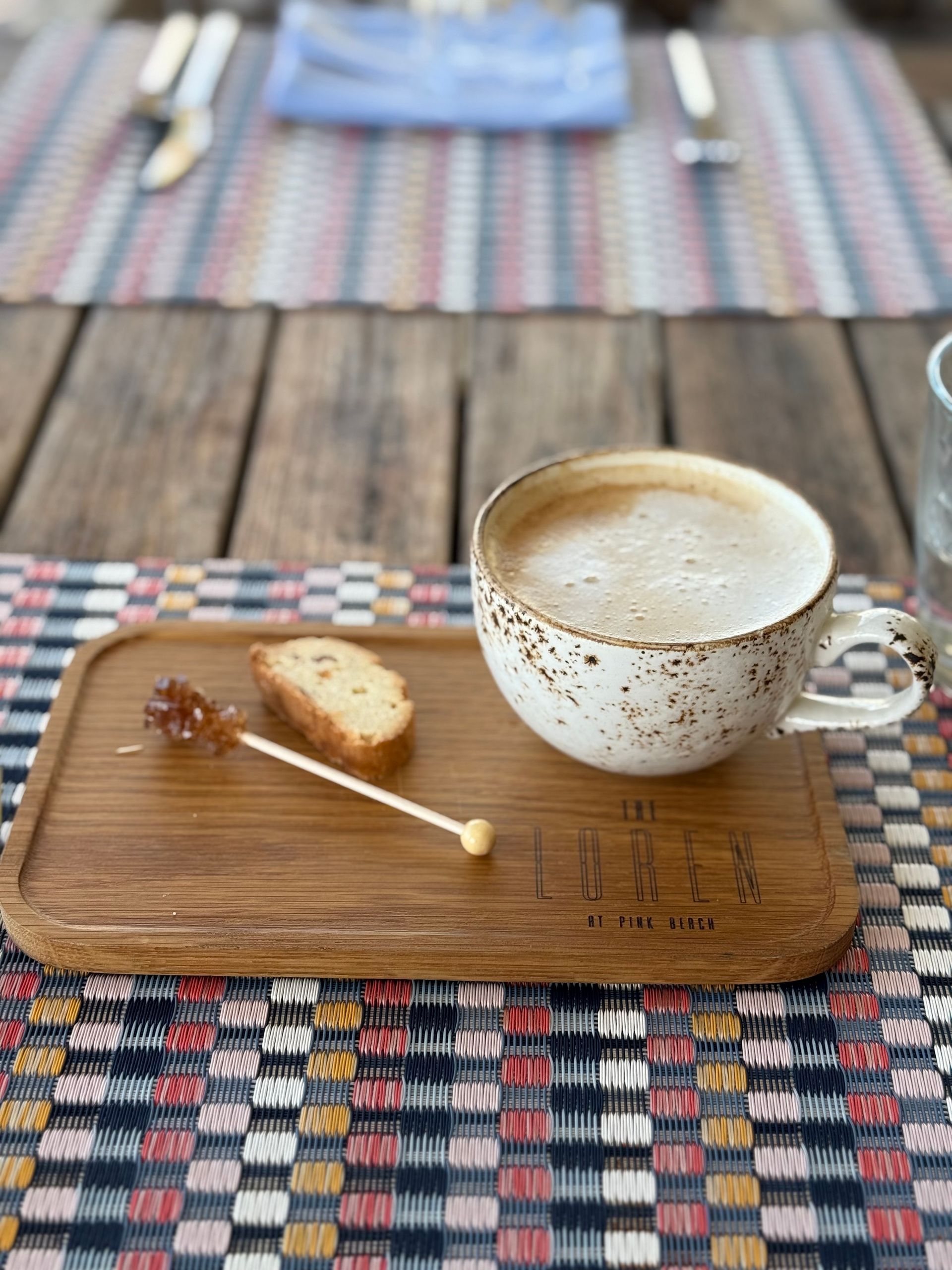 Cappuccino at a The Loren