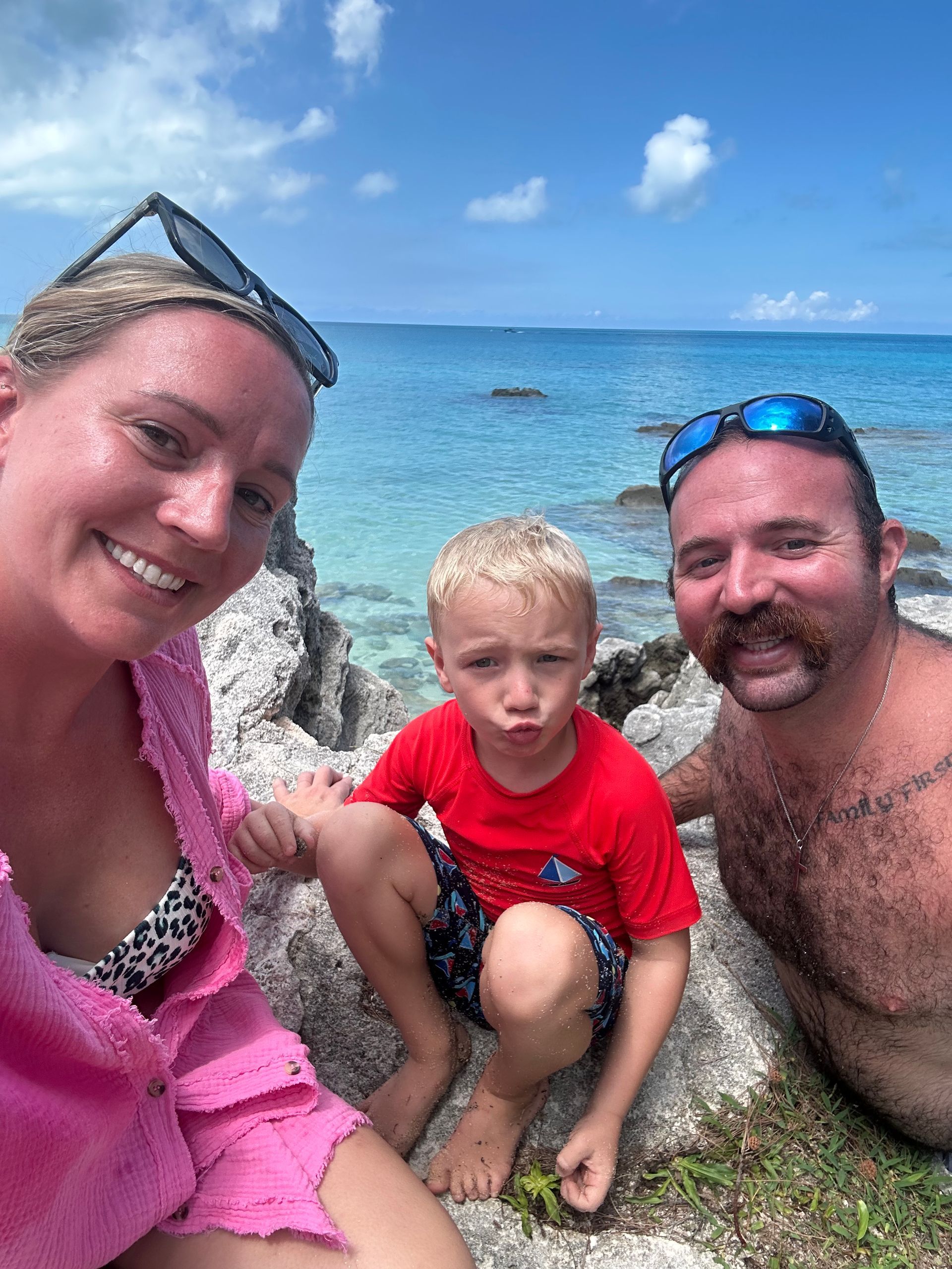 Family in Bermuda