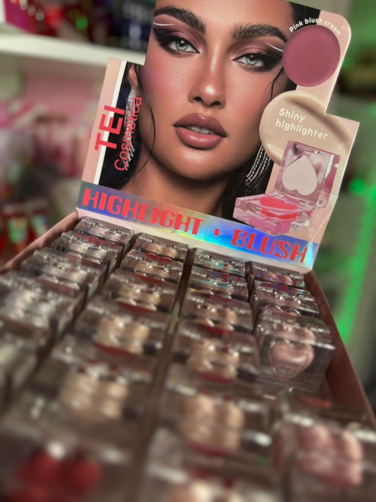 rubor + iluminador Tei