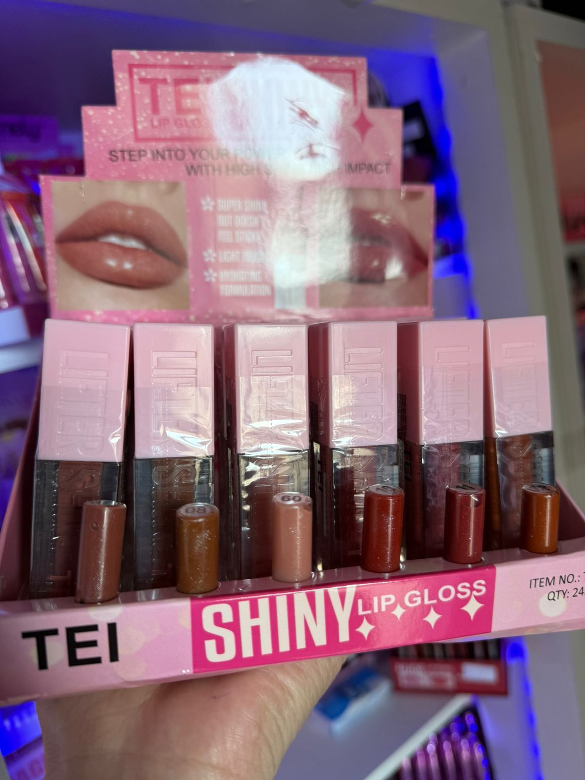 lip gloss shiny Tei