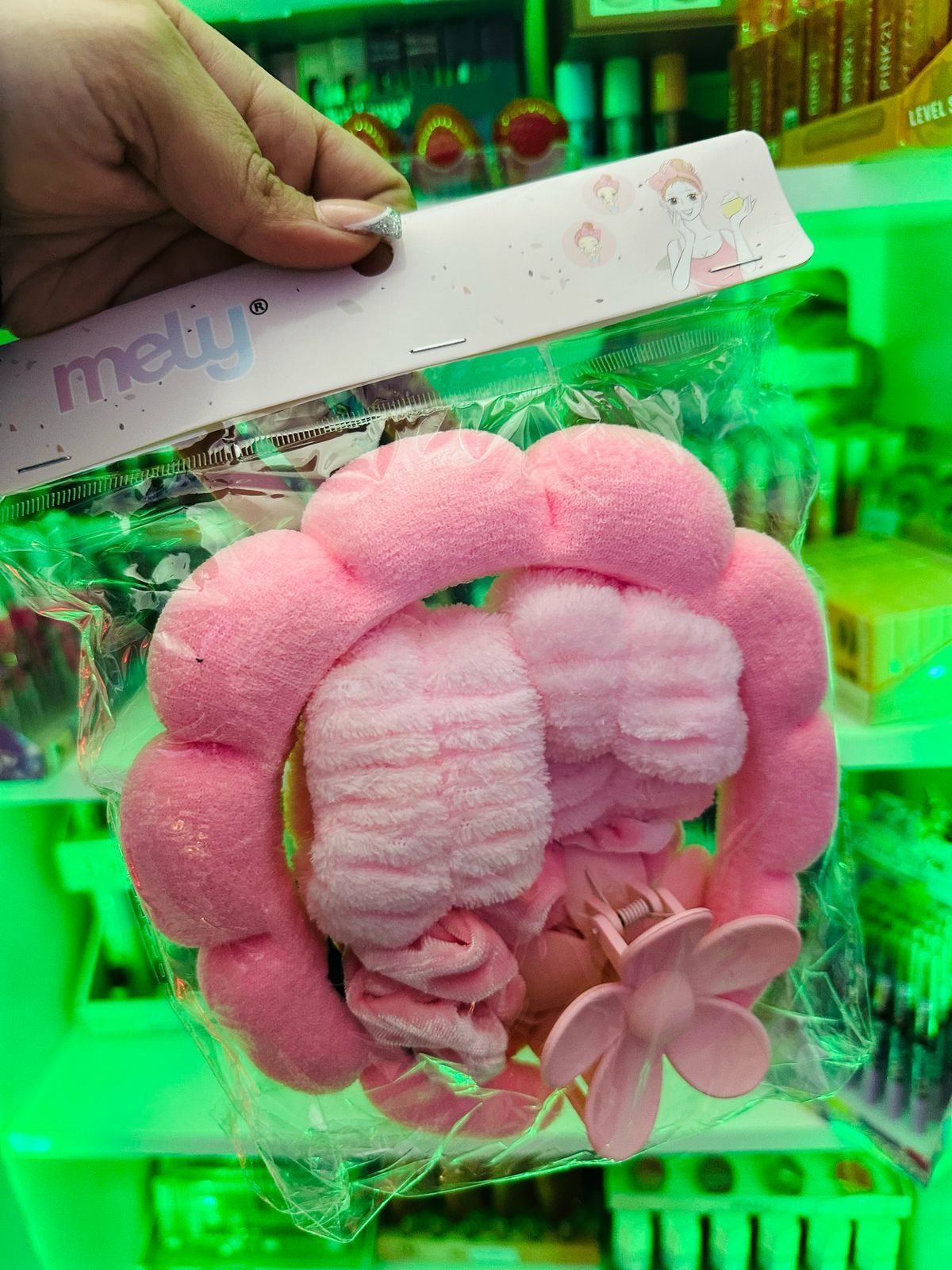 Set de vincha skincare mely