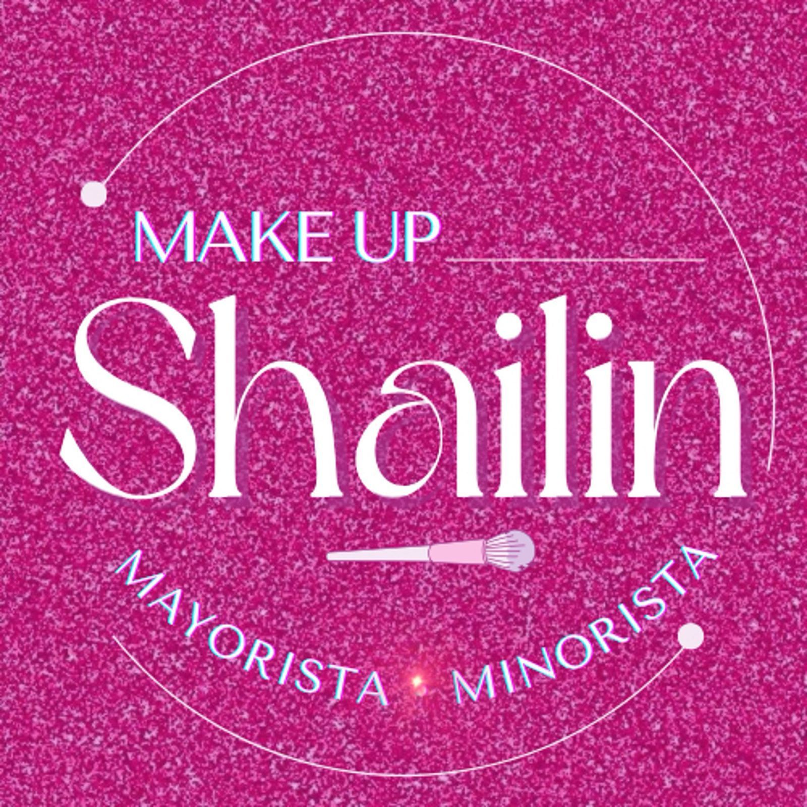 Es un logotipo para una maquilladora llamada Shailin Beauty.