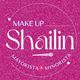 Es un logotipo para una maquilladora llamada Shailin Beauty.