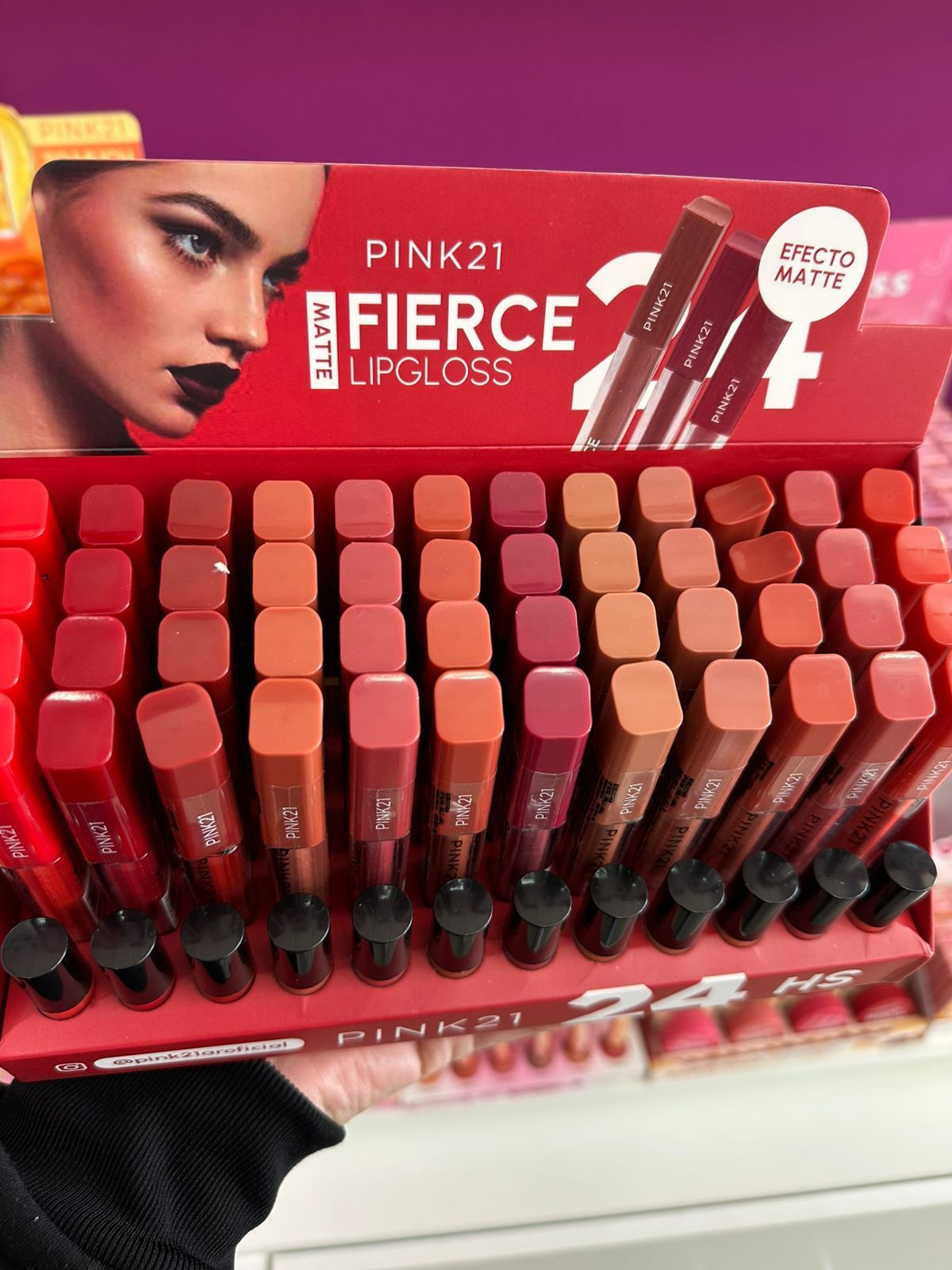 lip gloss matte pink21