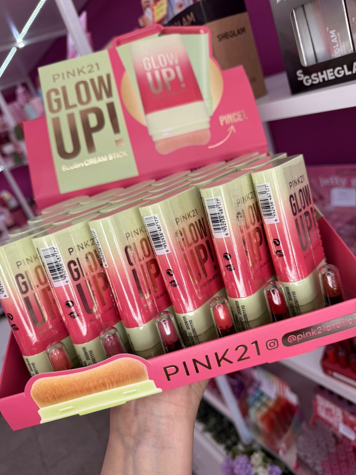 rubor con aplicador.