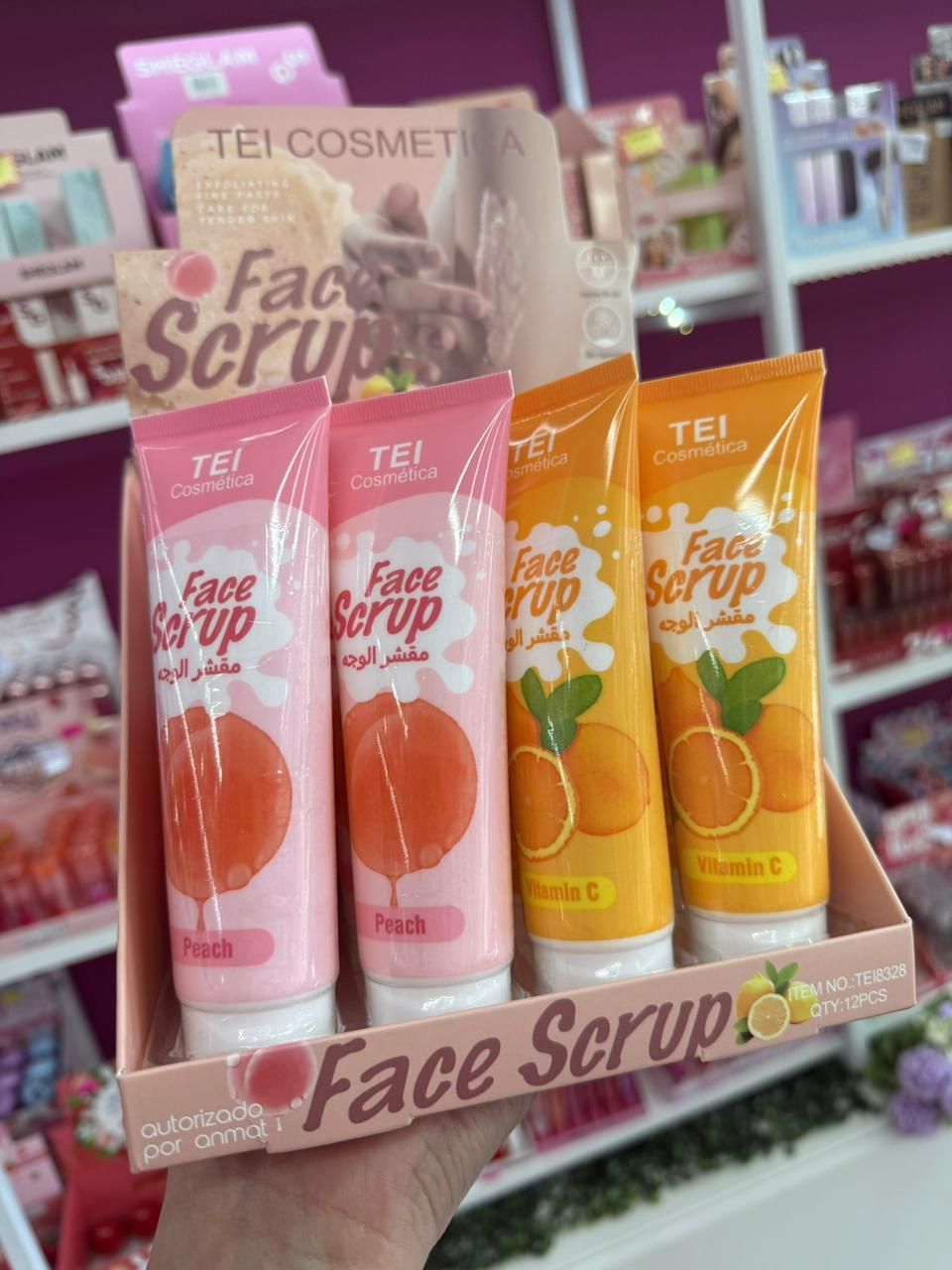 crema corporal exfoliante tei