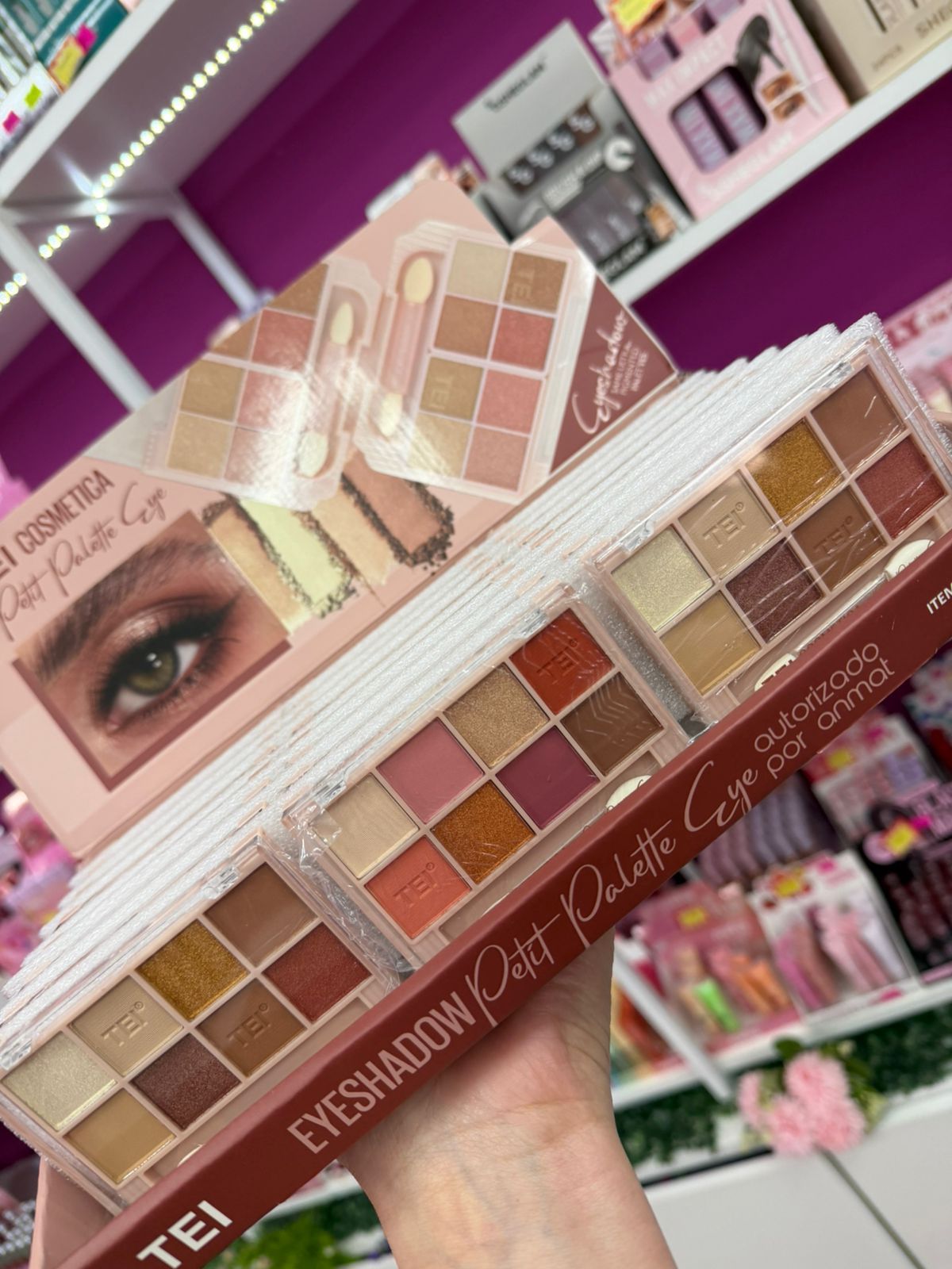 sombra 8 tonos + aplicador tei