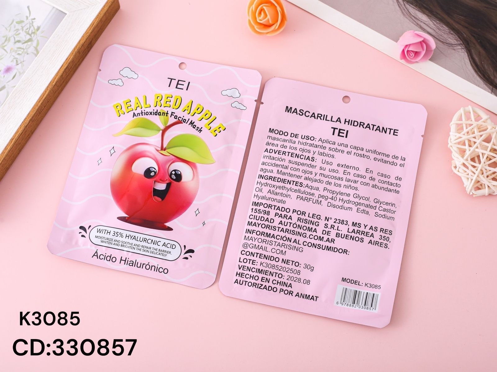 mascarillas frutales Tei