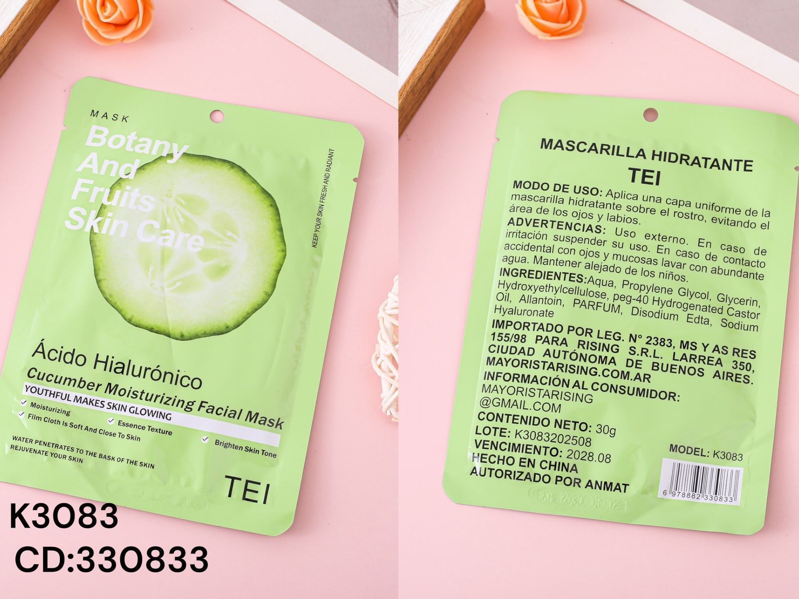 mascarillas faciales Tei