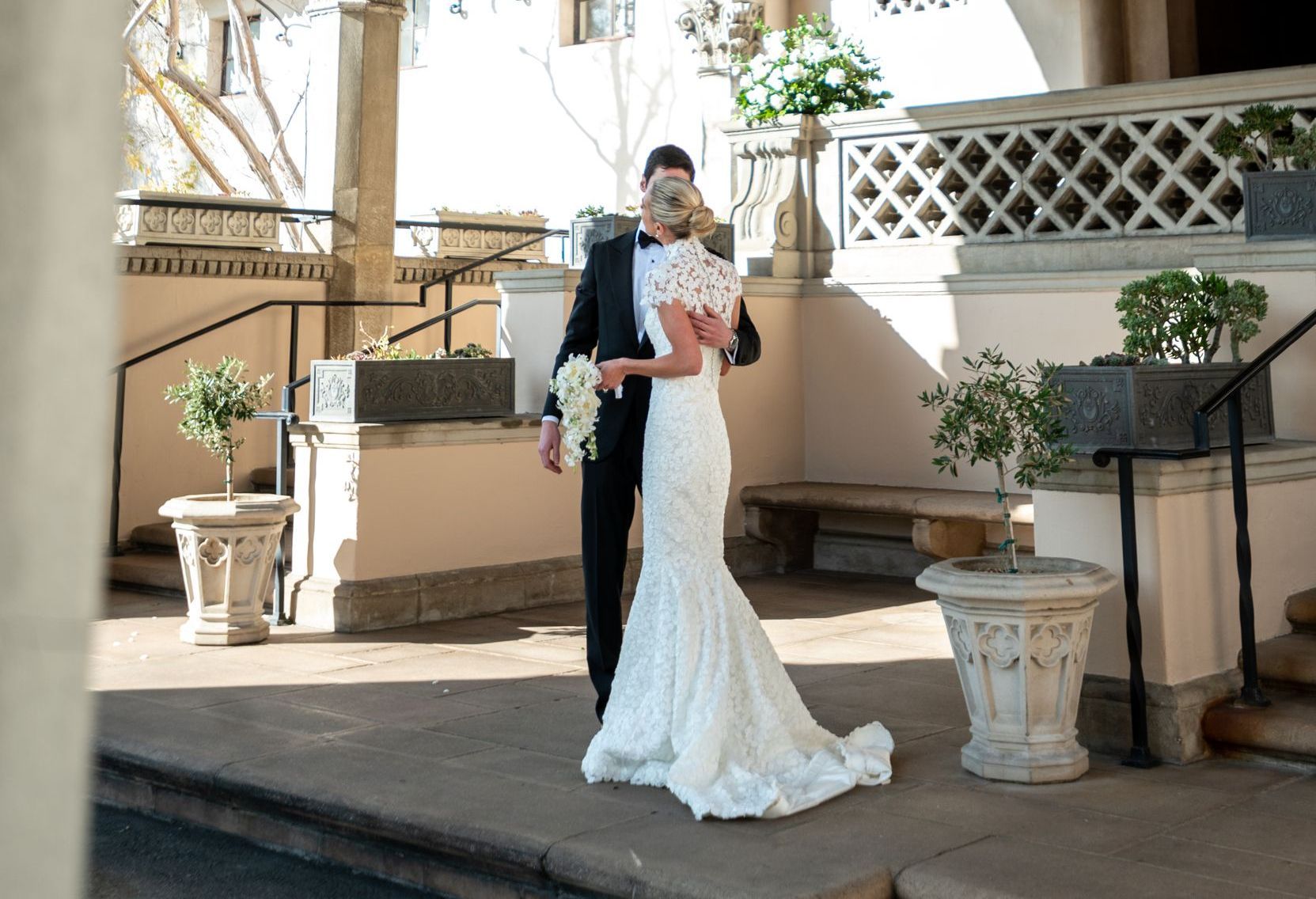 the perfect bride on her wedding day