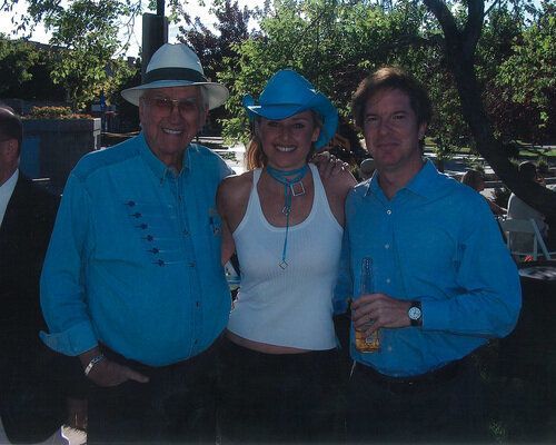 Ed McMahon & His Son with Bonnie Foster