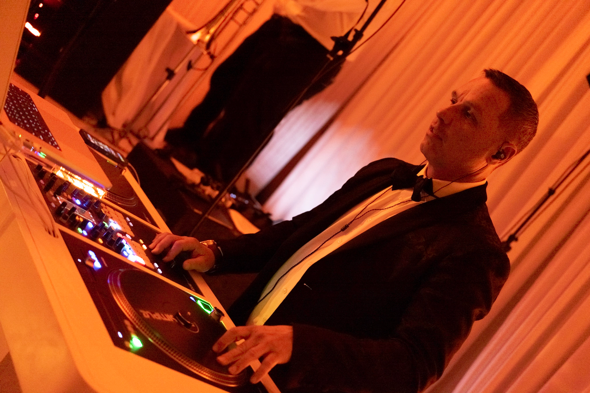 dj set at wedding after party