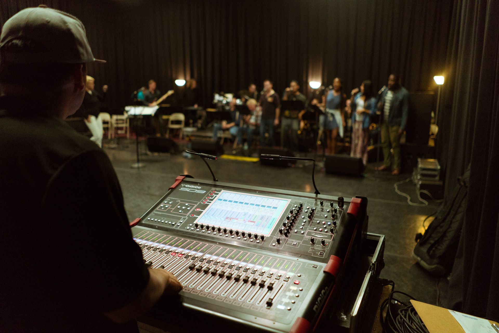 Audio controls for dance and music rehearsal