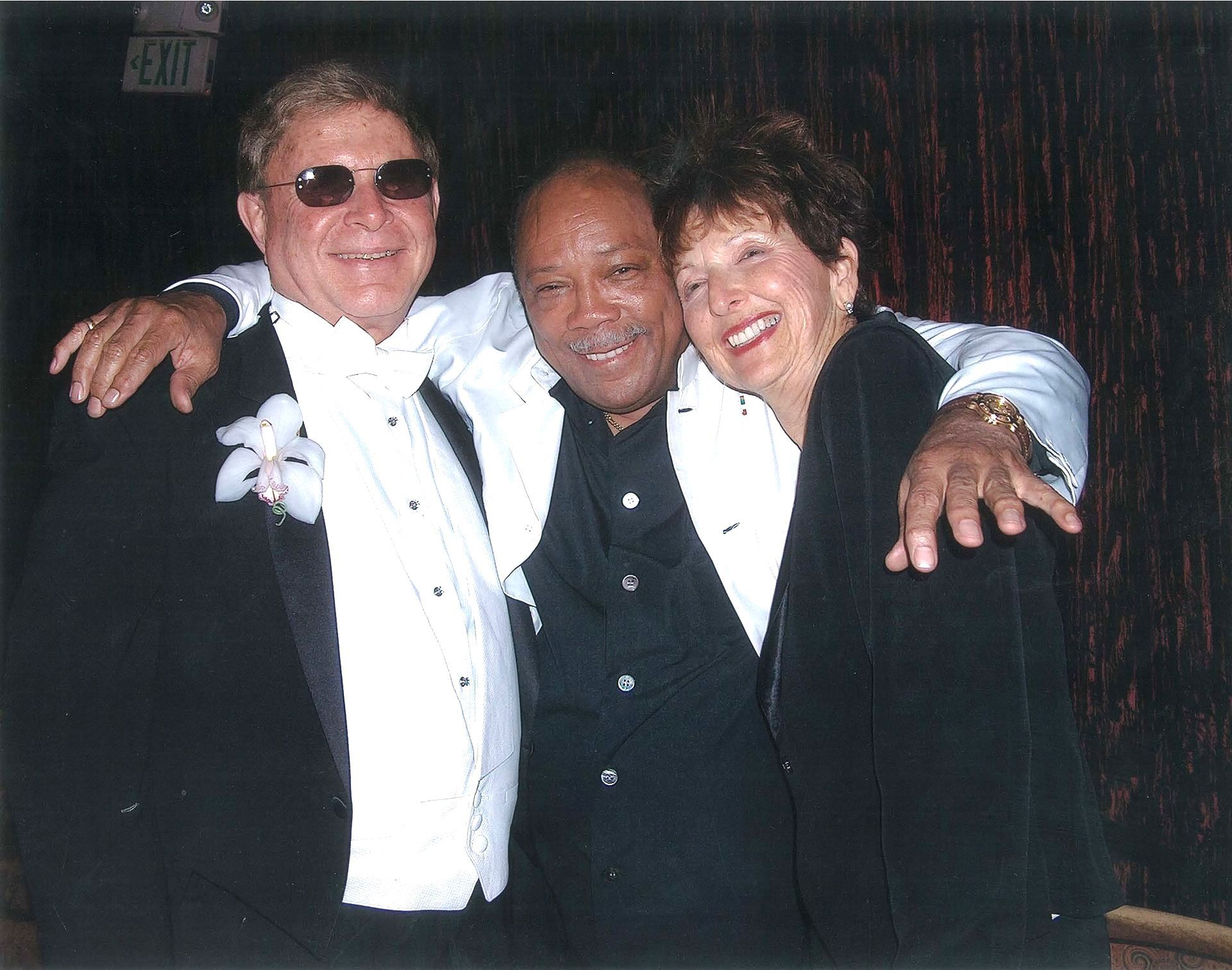 Wayne Foster, Marin Foster, and Quincy Jones