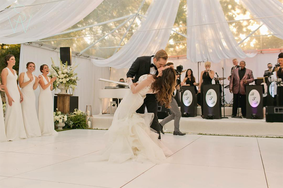 Bonnie Foster Productions, wedding music & entertainment in Southern California. Photo by Shewanders Photography.