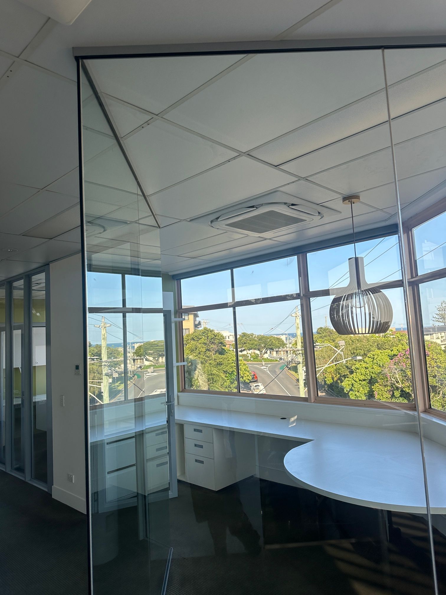 Room With a Lot of Windows and a Desk — Comfort Solutions in Buderim, QLD