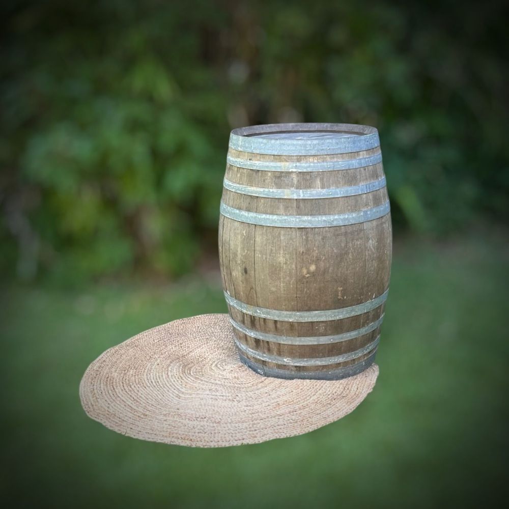 A wine barrel