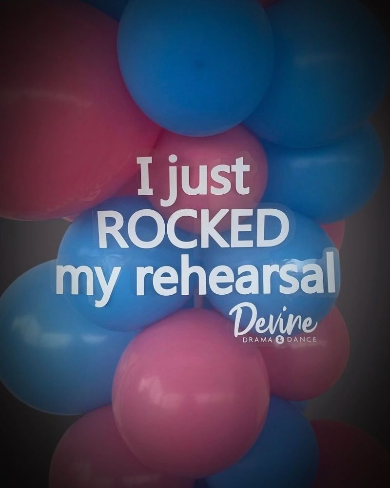 an Acetate sign with ballons